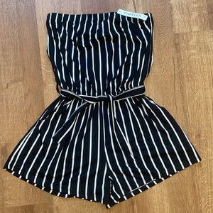 NWT romper stripped